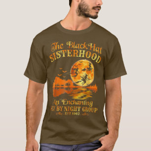 Camiseta A Irmandade do Chapéu Negro Bruxa do Dia das Bruxa