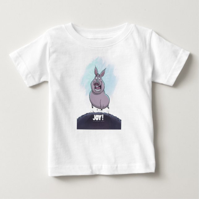CAMISETA A. J. HOGG "JOY", UM BABY BODY SUIT - (Frente)