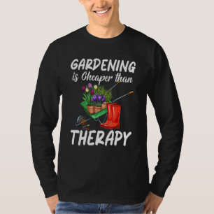 Camiseta A Jardinagem É Mais Barata Do Que O Whisp Da Terap