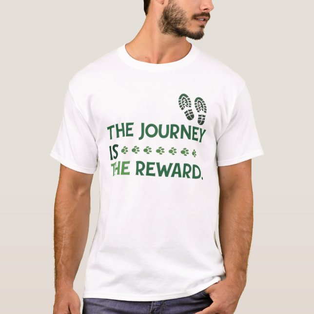 Camiseta A jornada é a recompensa (Frente)