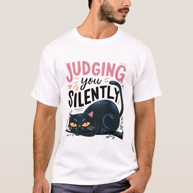Camiseta A julgar-te silenciosamente (Frente)