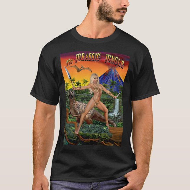 CAMISETA A JUNGLE JURÁSICA (Frente)
