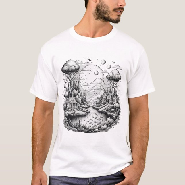 Camiseta A junva da selva (Frente)