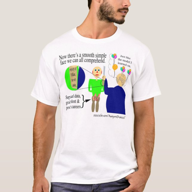 Camiseta A lâmina de Ockham (Frente)