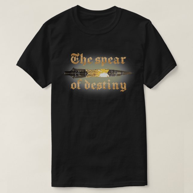 Camiseta A lança do destino (Frente do Design)