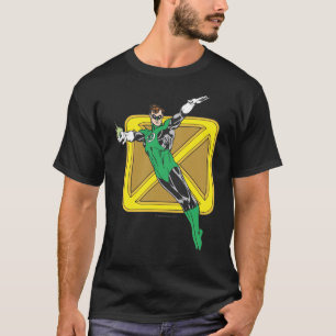 Camiseta A lanterna verde estende os braços