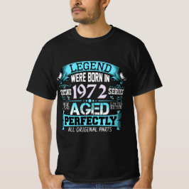 Camiseta A Legenda Vintage Foi Nascer Em 1972