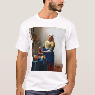 Camiseta A Leiteira, Johannes Vermeer, 1657-1658