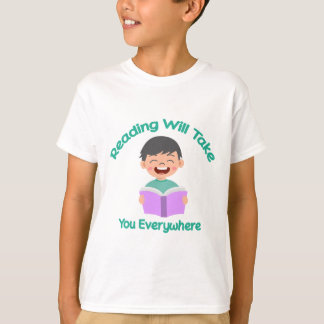 Camiseta A Leitura Levará Você A Todos Os Lugares