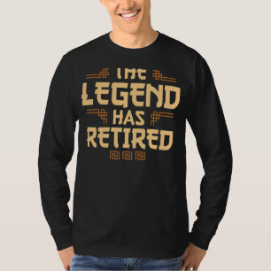 Camiseta A Lenda Aposentou O Humor 1