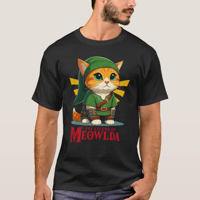 Camiseta A Lenda da amiga Meowlda (Frente)