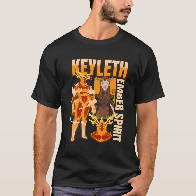 Camiseta A Lenda Da Vox Machina Keyleth Ember Spirit (Frente)