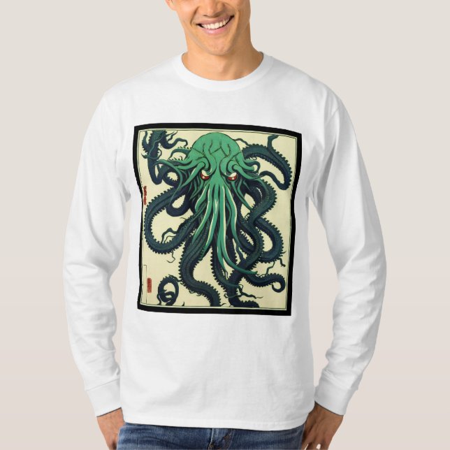 Camiseta A lenda de Cthulhu (Frente)