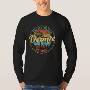 Camiseta A Lenda De Deonte Aposentou A Reforma Personalizad