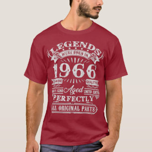 Camiseta A Lenda De Presentes Com 55 Anos De Idade Foi Nasc