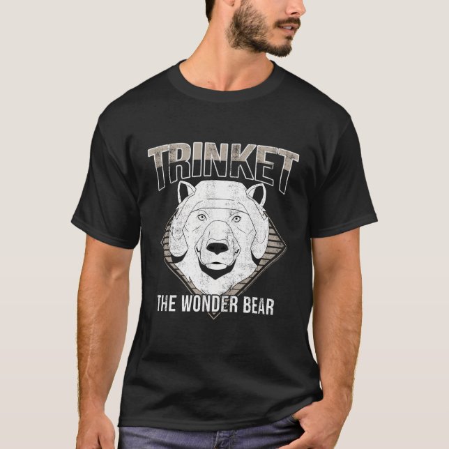 Camiseta A Lenda De Vox Machina Trinket O Urso Maravilha (Frente)