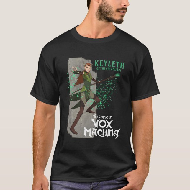 Camiseta A Lenda Do Vox Machina Keyleth (Frente)