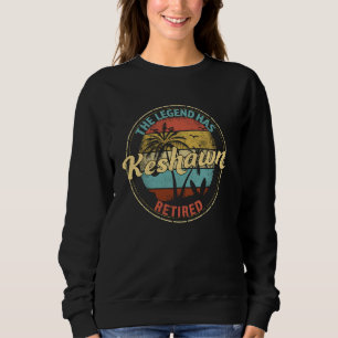 Camiseta A Lenda Keshawn Aposentou A Reforma Personalizada