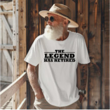 A lenda retirou citações engraçadas de aposentador