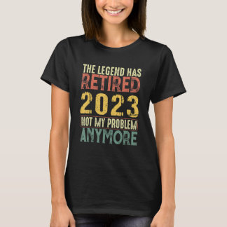 Camiseta A Lenda se Aposentou 2023 Aposentadoria