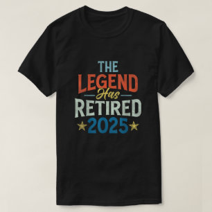 Camiseta A Lenda se Aposentou 2025 Aposentadoria  Homens Mu