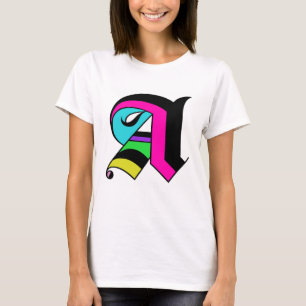 Camiseta A letra "A" Tshirt