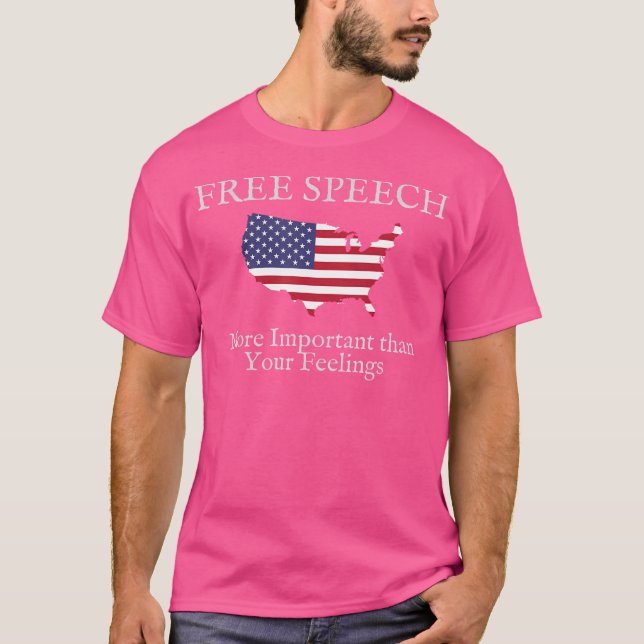 Camiseta A Liberdade De Expressão É Mais Importante Na Prim (Frente)