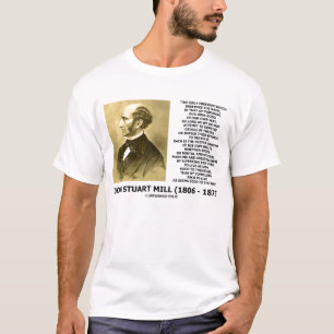 Camiseta A liberdade de John Stuart Mill que leva a cabo