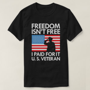 Camiseta A Liberdade Não É Grátis – Obrigado, Veteranos 202