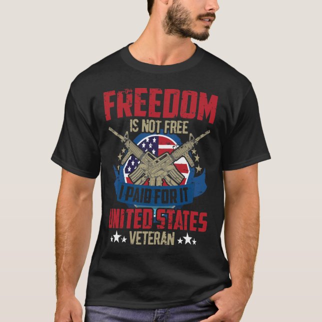 CAMISETA A LIBERDADE NÃO É LIVRE, EU PAGUEI POR ELA ESTADOS (Frente)