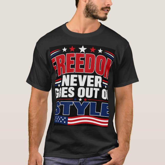 Camiseta A Liberdade Nunca Sai de Moda (Frente)