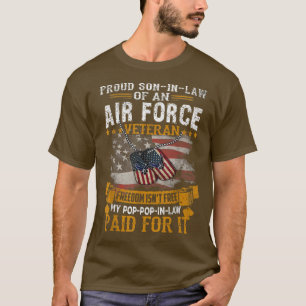Camiseta A Liberdade Veterana Não Liberta Meu PopInLaw Paga