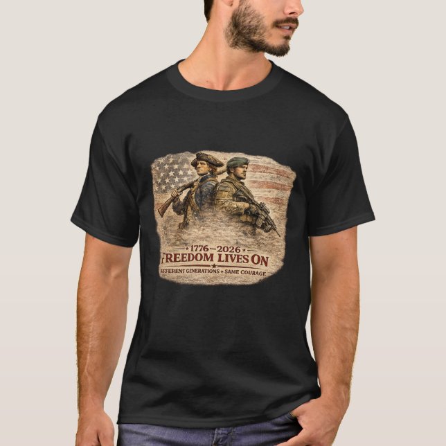 CAMISETA A LIBERDADE VIVE (Frente)