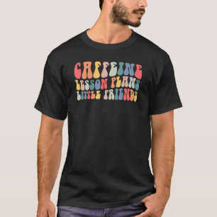 Camiseta A Lição Da Cafeína Planeia Pequenos Amigos A Vida