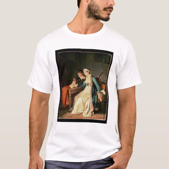 Camiseta A lição de música, 1790 (Frente)