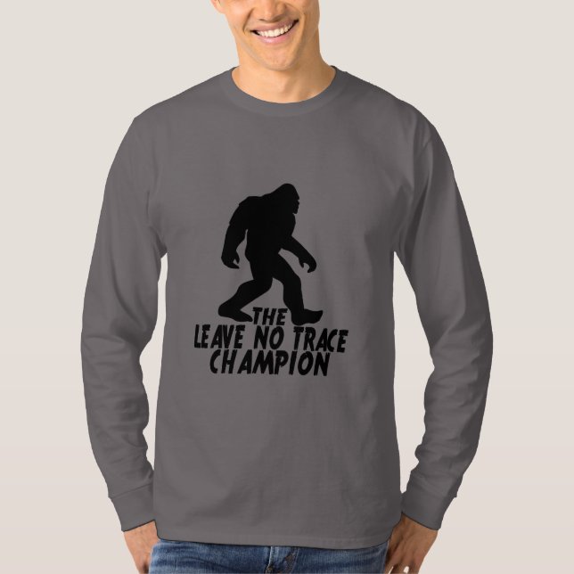Camiseta A Licença Sem Rastreio Campeão Engraçado (Frente)