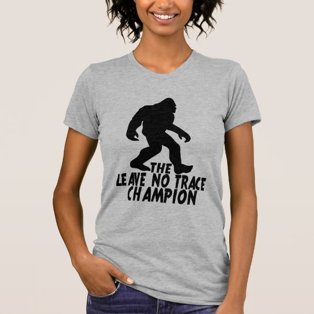 Camiseta A Licença Sem Rastreio Campeão Engraçado (Frente)