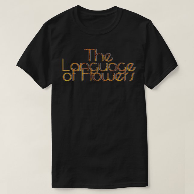 Camiseta A Língua das Flores (Frente do Design)
