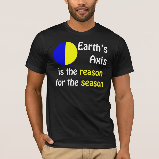 Camiseta A linha central de terra é a razão para a estação (Frente)