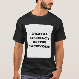 Camiseta A literacia digital é para todos