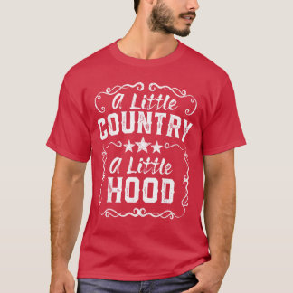 Camiseta A Little Bit Country A Little Bit Hood Music Conce