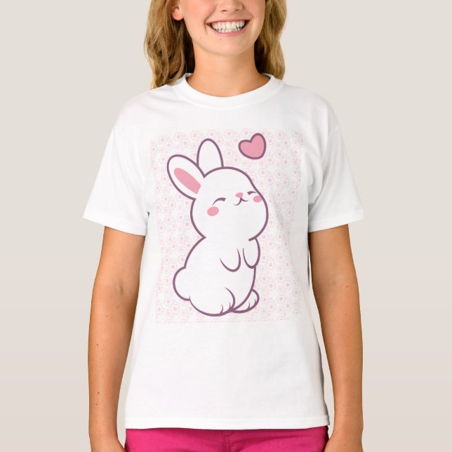 Camiseta A Little Bunny Made of Feelings (Frente)