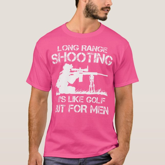 Camiseta A Longa Distância É Como Golfe (Frente)
