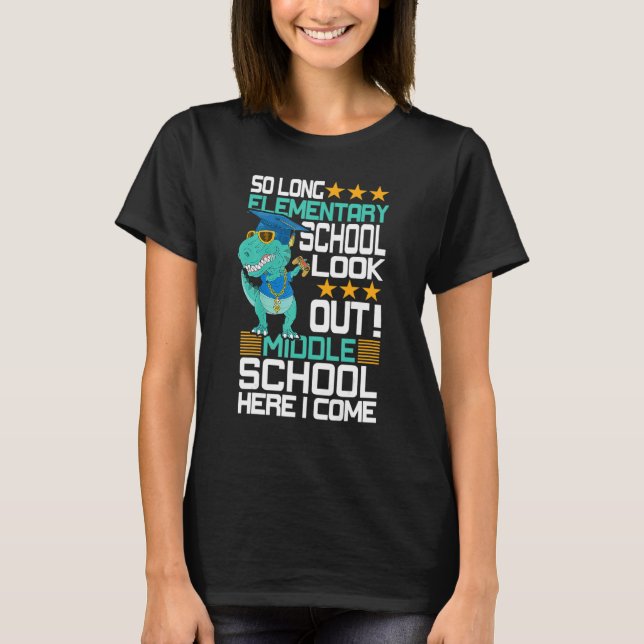 Camiseta A Longa Escola Secundária Cuida Da Escola Secundár (Frente)