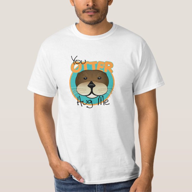 Camiseta A lontra abraça-me (Frente)