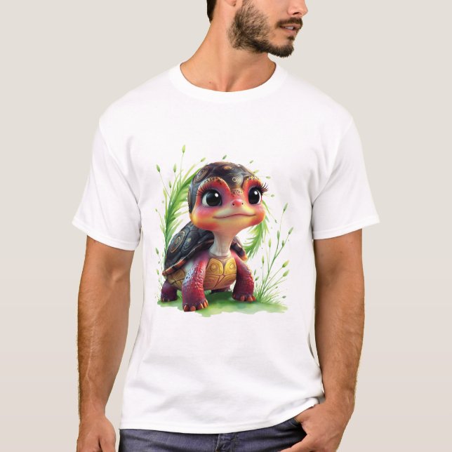 Camiseta A look full of charm and adventure,  (Frente)