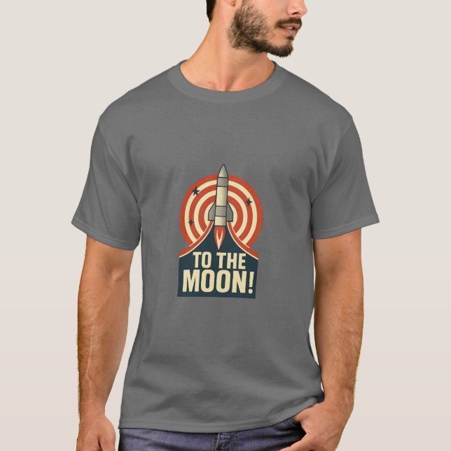 Camiseta À Lua! (Frente)