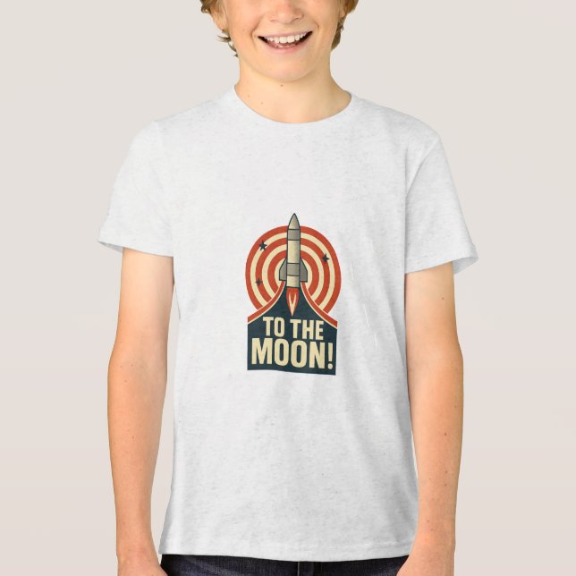 Camiseta À Lua! (Frente)