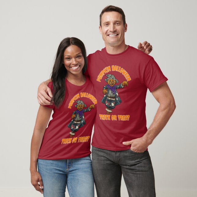 Camiseta A lua de cheio traz os espíritos do Halloween (Unissex)