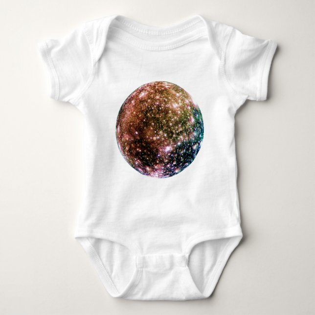 CAMISETA A LUA DE JUPITER DO PLANETA: CALLISTO (Frente)